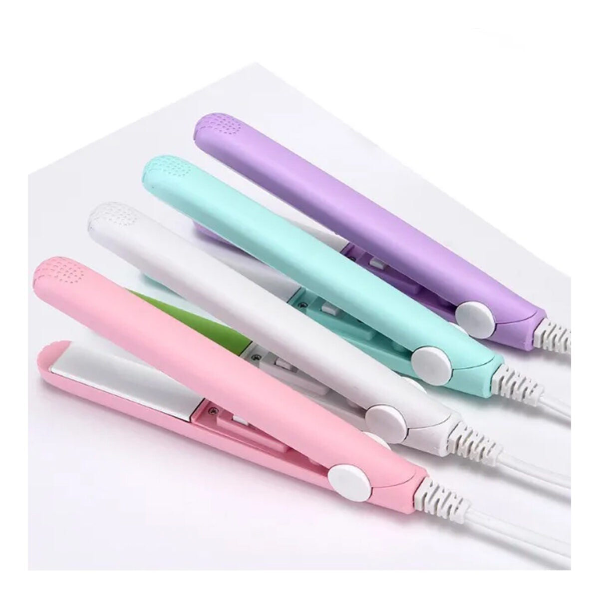 Mini Hair Straightener, Flat Iron Curler (FB)