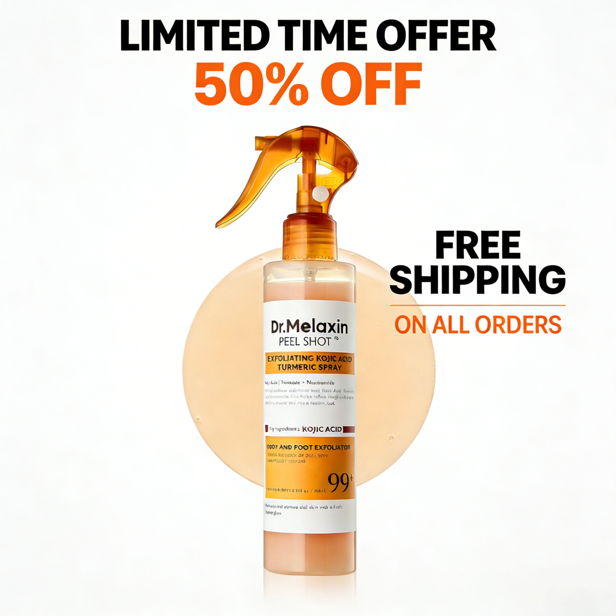 Dr.Melaxin Peel Shot Exfoliating Kojic Acid Turmeric Spray