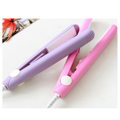 Mini Hair Straightener, Flat Iron Curler (FB)